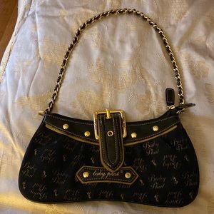 Black and gold baby phat purse